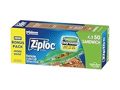 Ziploc Sandwich and Snack Bags, 50 Bags Total