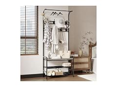 PrecisionAuto Industrial Hall Tree Coat Rack 