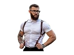 ALRICOL Men leather body belts Punk Adjustable