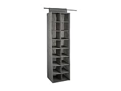 Simplify 16 Pocket Shoe Organizer in Grey