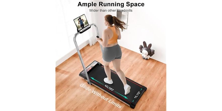 Computer Inclined Moonfox Treadmill with Incline, 3 in 1 Under Desk Treadmill