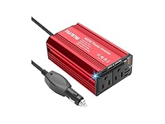 FSATBTNE Power Inverter 12V DC to 110V AC