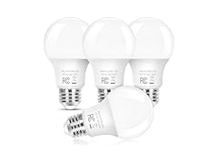 Brightever B0G3H5G51K A19 LED Bulb 60W 4-Pack
