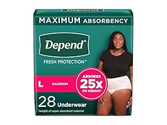 Depend Adult Incontinence Bladder Leak Underwear