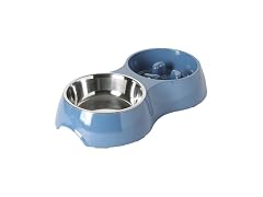 Gibson Home Curious Canines Slow Feeder Dog Bowl Set
