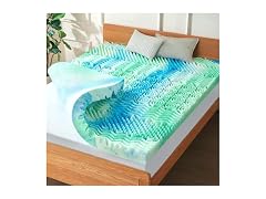 SOOSLEEPY 2 Inch 7-Zone Memory Foam Mattress Topper