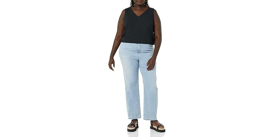 Amazon Essentials Women Regular-Fit V Neck Top
