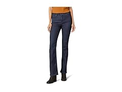 Amazon  Essentials Mid-Rise Bootcut Jean Rinsed 16L