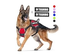 LMOBXEVL Service Dog Harness,No-Pull Dog Harn