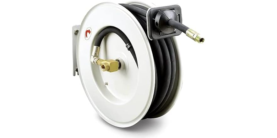 ReelWorks Oil Hose Reel Retractable 1/2" Inch x 50'