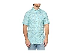 Eddie Bauer Mens SS Baja Shirt Print (XXL)