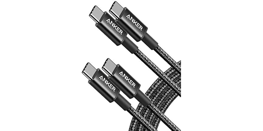 Anker 60W USB-C Fast Charging Cable 6 Feet – 2 or 4 Pack Options