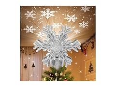 Meoligr Christmas Tree Topper Lighted