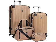 Travelers Club Midtown Hardside Luggage Travel, 4-Piece Set