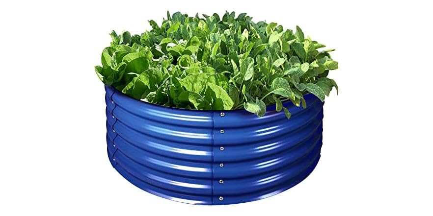 Olle OLLE 17" Tall, 42" Round Garden Bed