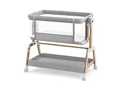 Bolmen Grey Rocking Bassinet Bedside Sleeper