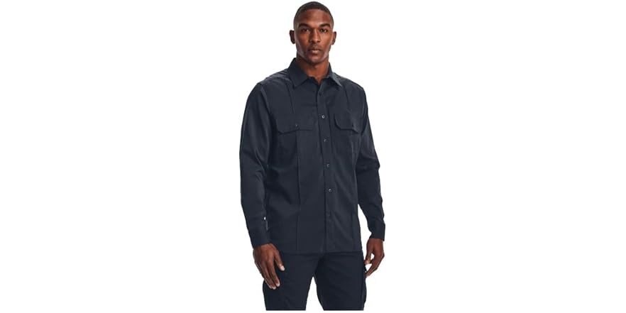 $24.99 | Under Armour Men's Workwear Long Sleeve Button Down at Woot!