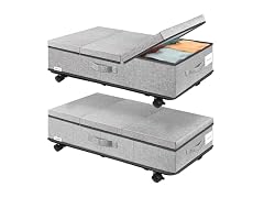 Supowin Under Bed Storage with Wheels
