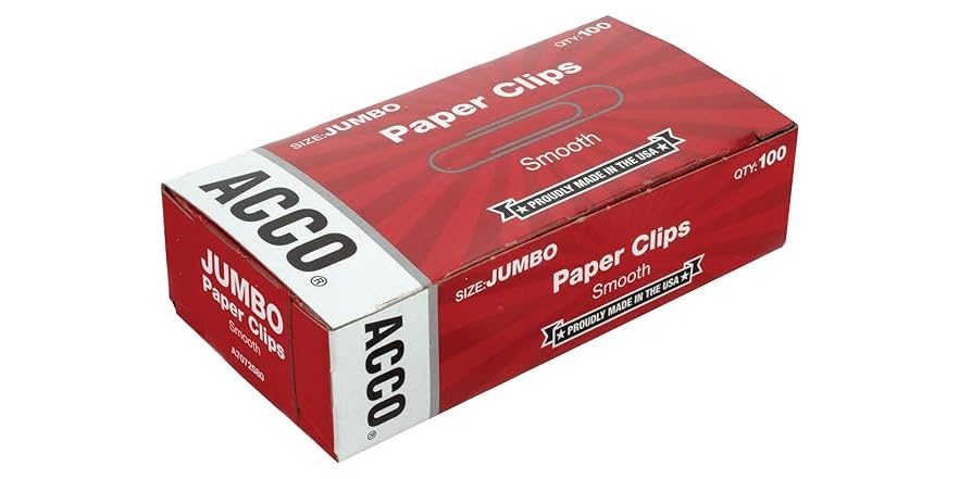 ACCO Paper Clips 400 Total No. 2 Gold 100 Per Box Pack Of 4 Boxes - Office Depot