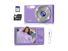 ceye FHD 4K Kids Digital Camera (Purple)