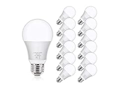 Yochoice 12-Pack A19 LED Light Bulbs, 100 W