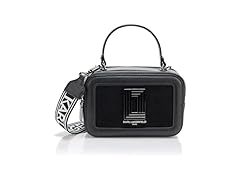 KARL LAGERFELD Paris Crossbody, Black/Dark Gunmetal