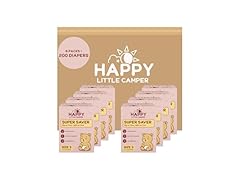 Happy Little Camper Diapers Size 3 200ct