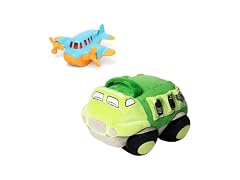 Green Toys Recycle Truck Plush & Mini Float Plane Bundle