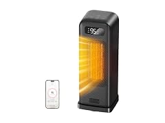 FLANUR Ceramic Indoor Heater Black