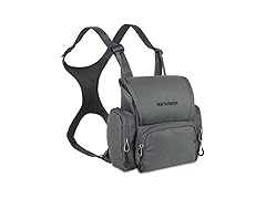 UIIHUNT Grey Binocular Harness Chest Pack