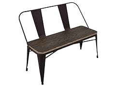 Oregon Dining Bench - Espresso/Antique