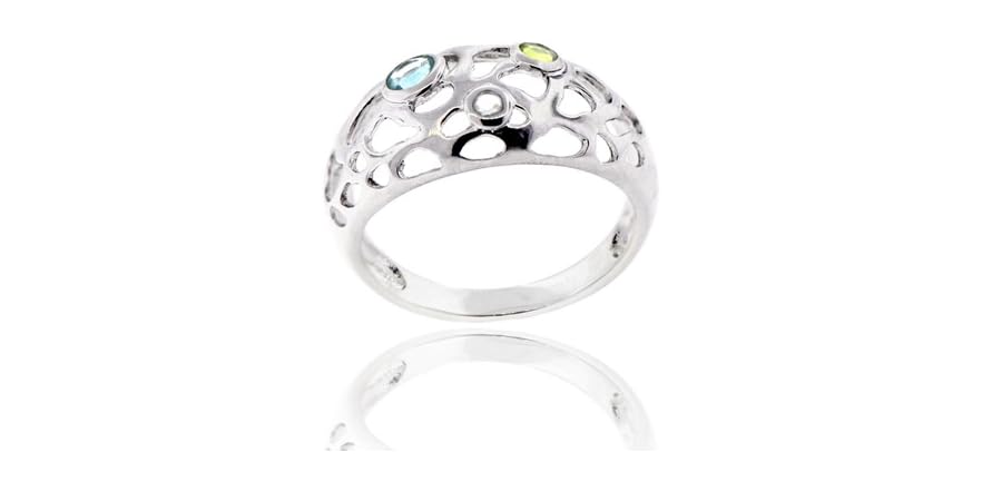 Sterling Ring-Full Open Luxe CZ Band