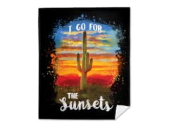 Nomad Sunset Mink Fleece Blanket
