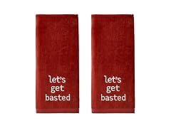 SKL Home Thanksgiving/Fall Let's Get Basted Hand Towel Set-2pc