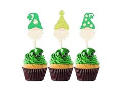 24 Pack Happy St Patrick's Day Cupcake Topper