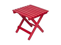 Shine Company 4119 Square Wooden Folding Side Table