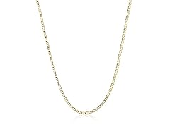 Unisex 10K Gold Marina Chain Necklace