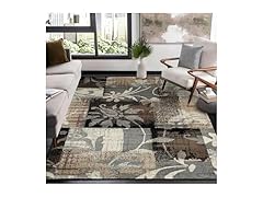 Superior Indoor 4'x6' Area Rug, Jute Backed