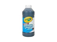 Crayola Washable Paint, Black, 16 oz.
