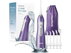 AquaSonic Aqua Water Flosser Purple