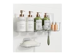 HAMITOR 2 Piece Adhesive Shower Caddy