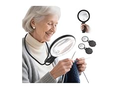 Lightswim Neck Wear Magnifying Glass with Light