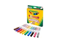 Crayola Broad Line Markers, Classic Colors 10 Count