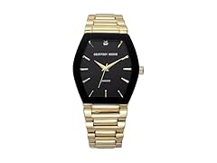 Geoffrey Beene Mens Watch Diamond Accent