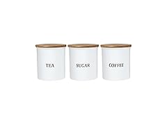 Homebia Designs Coffee Sugar Tea Canister