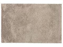 Retro Shag Beige Area Rug (Pick Size)