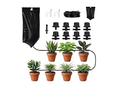 Drip Irrigation System with 2.77Gal Water Bag