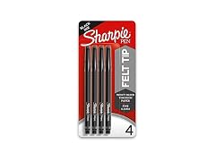 Sharpie Felt Tip Medium Point Black Pens
