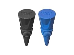 OGGI Cone Shaped Silicone Wine Corks, 2 pcs 