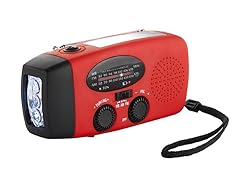 Barska Hand Crank Flashlight with Radio and Charger